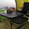 Portable Camping Table Folding Storage Outdoor Garden Desk Mesh Top Extendable