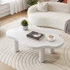Cloud Coffee Table White Coffee Table for Living Room Irregular Indoor Tea Table