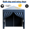 Heavy Duty Pop Up Gazebo 2x2m UV Garden Party Camping Canopy Tent with 4 Sides