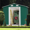 Metal Garden Shed 6X4 Large Outdoor Garden Storage House ApexRoof WITH FREE BASE