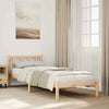 Long Bed Frame without 90x220 Solid Wood Pine C4T7