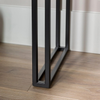 Console Table Narrow Hallway Faux Marble Entryway Desk Storage Living Room
