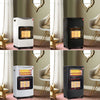 New 4.2kw Portable Heater Standing Heating Cabinet Butane Gas Heaters on Castors