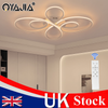 LED Ceiling Light Ring Fixture Dining Living Room Bedroom Dimmable Lamp UK stock