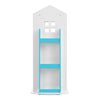 Rotating Bookshelf Kids Bookcase Toys Storage Floor Standing Castle Display Rack