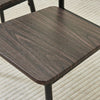 Set of 2 Dining Chairs Wooden for Dining Room Kitchen Side Chairs Stable Brown