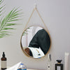 Wall Mounted Bathroom Mirror Cosmetic Makeup Shaving Mirror HD Glass Metal Frame