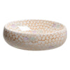 Marble Effect Bathroom Vanity Countertop Wash Basin Oval Ceramic Washing Sink