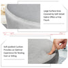 Velvet Modern Round Footstool Ottoman Footrest Makeup Dressing Chair Seat