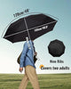 Men & Women 9 Ribs Stormproof Automatic Strong Folding Windproof Umbrella UK