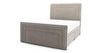DFS Epoque Mink Velvet King Size 4 Drawer Continental Storage Bedframe RRP £1349