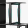 L-Shape Bookshelf Corner Bookcase Home Office Storage Display Rack Freestanding