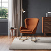 Sherpa Fleece Wing Back Armchair Rocking Sofa Lounge Chair Recliner Rocker Chair