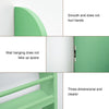 Green 4-Tier Wall Mounted Children Bookcase Display Bookshelf Storage Unit Rack