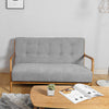 Sofa Couch Solid Wood Chair Soft Flannel Upholstered Seat Living Room Furniture