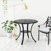 5pcs Cast Aluminium Cafe Bistro Set Table and 4 Chairs Outdoor Garden Furniture
