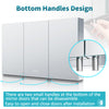 Large Bathroom Mirror Cabinet 1000x600 with LED Demister Shaver Socket 3 Colors