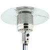 Standing Gas Patio Heater w/ Wheels Outdoor Garden Piezo Ignition Burner 4 Color