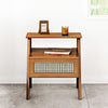 Compact Wooden Bedroom Bedside 1 Drawer Cabinet Furniture Nightstand Side Table