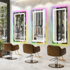 Smart Large LED Bathroom Mirror RGB Illuminated Bluetooth Time Digital Display
