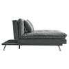 Luxury Upholstered 3 Seater Convertible Sofa Bed Recliner Sleeper Chaise Lounger