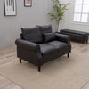 Panana Linen Fabric 2 & 3 Seater Sofa Couch with Wood Legs 3 Colours