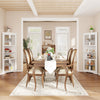 171cm Tall Corner Cabinet Space-saving Triangular Buffet Cabinet White