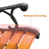 Outdoor Garden Bench Furniture Weather-Proof Park Loveseat Chair Metal Structure