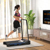 Steel Folding Motorised Home Treadmill Walking Machine with LCD Monitor Blue