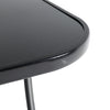 Outdoor Glass Metal Frame Bistro Dining Table Cocktail Table Garden Patio Table