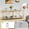 Entryway Console Table Sofa Table with Storage Shelf