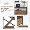 King Size Bed Frame Metal Platform Bed Industrial LED Bed Frame