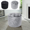 Velvet Upholstered Ottoman Stool Footstool Seat Chair Pouffe Bedroom Hallway new