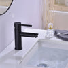 Bathroom Brass Basin Mixer Taps Deck Mounted Hot&Cold Sink Faucet Matte Black,UK