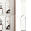Slim Metal Frame Arch Full-Length Wall Mounted Mirror Bedroom Bathroom Dressing