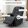 Oversized Electric Riser and Recliner Chair with Cup Holders for the Elderly