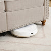 3 Seater Sofa Couch Linen Fabric Settee for Living Room & Office Studded (Beige)