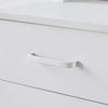 Dressing Table with LED Lights Vanity Makeup Table with 4 Storage Drawer Stool
