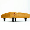 Square Coffee Table Chesterfield Upholstered Footstool Pouffe Foot Stool Seat