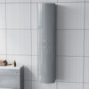 Dene 1400 mm Bathroom Wall Hung Cabinet Storage Tall Shelf Furniture Steel Grey