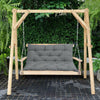 2/3 Seater Replacement Swing Chair Cushion Indoor Outdoor Garden Bench Seat Pad