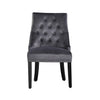 Velvet Dining Chair with Door Knocker Ring Windsor Dressing Room Chair 1/2/4/6