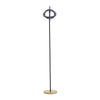 Halo Split Modern Bright LED Torchiere Floor Lamp for Offices Tall Standing Lamp