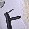 Bathroom Brass Basin Mixer Taps Deck Mounted Hot&Cold Sink Faucet Matte Black,UK