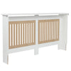 Small Medium Large Radiator Cover Vertical Slatted Grill Wooden Heating Cabinet