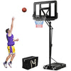Portable Basketball Hoop 5-Level Height Adjustable Basketball Goal Hoop Stand