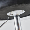 Set of 4 Black Velvet Bar Stools High Back Breakfast Kitchen Chair Bar Bistro