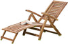Acacia Hardwood Folding Steamer Deckchair Pre-Treated Garden F