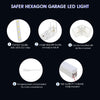 Hexagon LED Ceiling Lighting Car Detail Garage Workshop Exhibition Hall Lighting