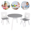 Children Table and 2 Chairs with Storage Kids Bedroom Furniture Playroom Bedroom